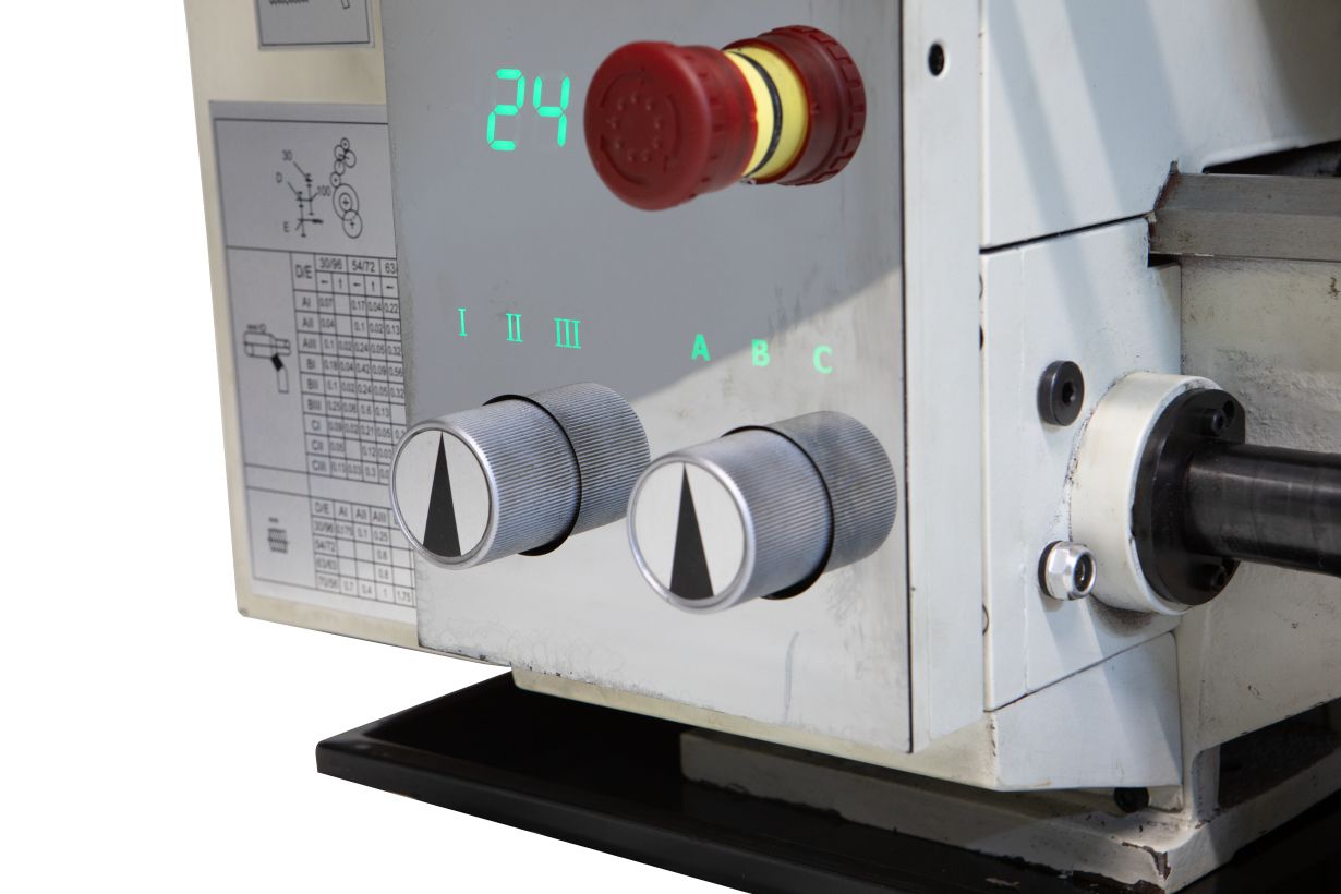 JETRUS BD-10S DRO Настольный токарный станок по металлу с цифровым табло скорости